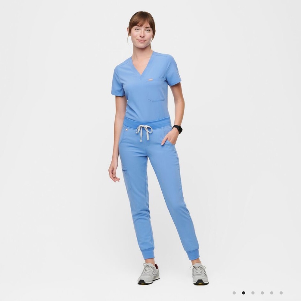 FIGS Zamora Jogger Scrub Pants Size XL Surgery Blue